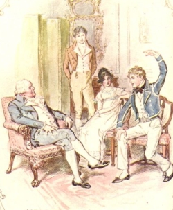 William was often called on by his uncle to be the talker