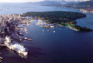 Vancouver Convention Centre, the West End, and Stanley Park