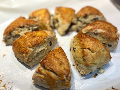 plate of scones
