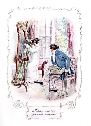 CE Brock Illustration from Mansfield Park