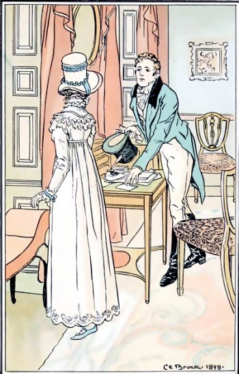 C.E. Brock illustration from Persuasion