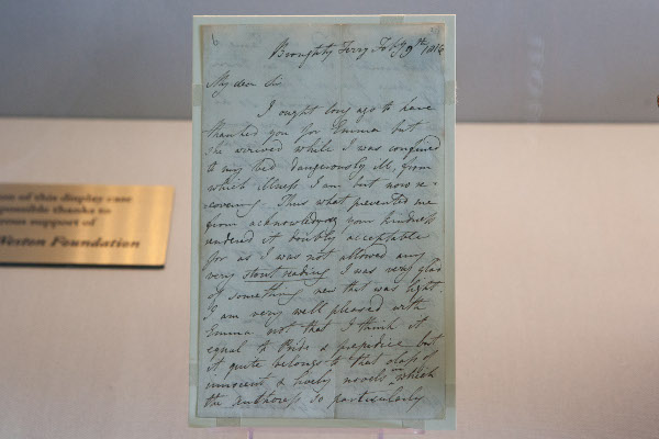 Maria Graham Letter