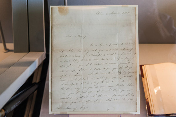 William Blackwood Letter
