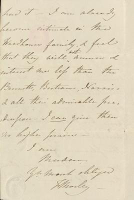 Morley to Jane Austen 27 Dec 1815 2
