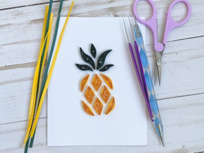 Pineapple quilling