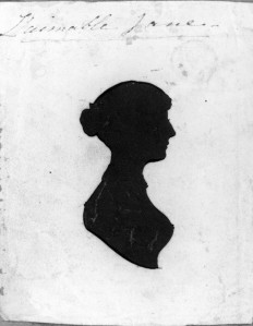 Silhouette of "L'aimable Jane" by unknown artist